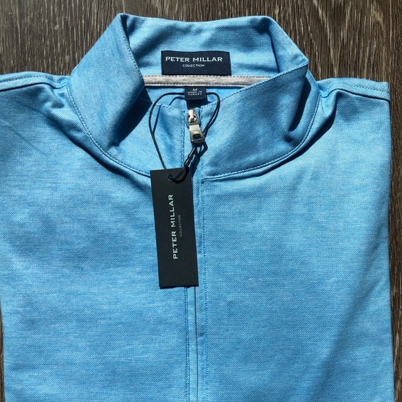 NWT PETER MILLAR CHARLTON QUARTER ZIP - Picture 2 of 5